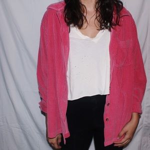Vintage Pink Corduroy Shirt